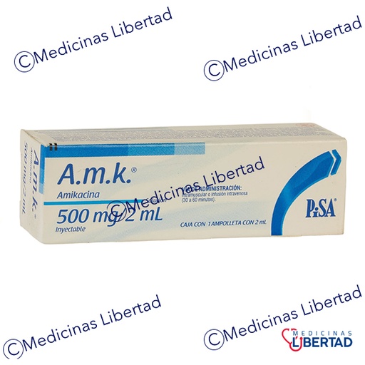 [7501125105135] AMK 500MG/2ML SOLUCION INYECTABLE C/1 PISA