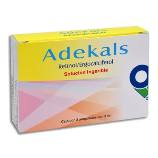 [7502004400051] ADEKALS ( retinol/ergocalciferol ) SOL INGERIBLE C/3 