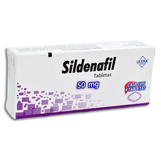 [7502216796829] SILDENAFIL GI ULTRA 50 MG C/4 TABLETAS