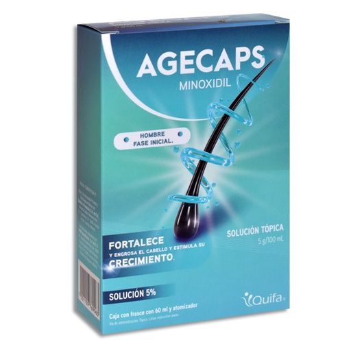[7501109769063] AGECAPS HOMBRE MINOXIDIL SPRAY 5%