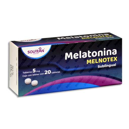 [7502274792115]  MELNOTEX SUBLINGUAL Tabletas c/20