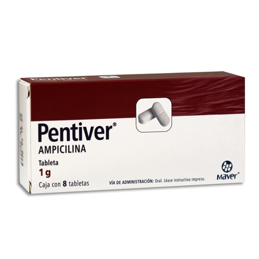 [7503000422672]  PENTIVER 1GR Tabletas c/8