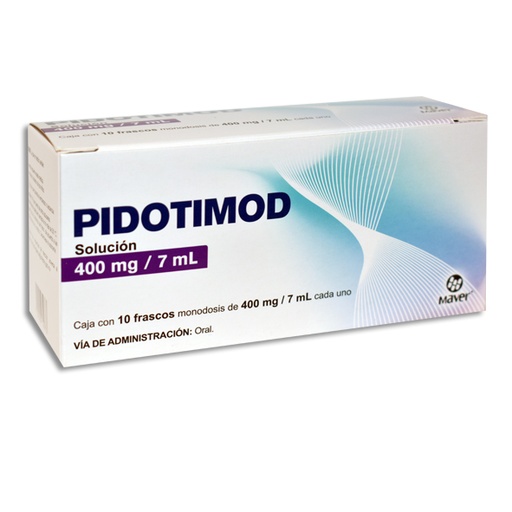[7502009749773]  PIDOTIMOD 400MG MAVER Solucion c/10