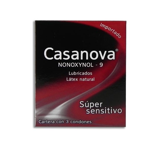 [7503000422177] PRESERVATIVO CASANOVA Cartera c/3