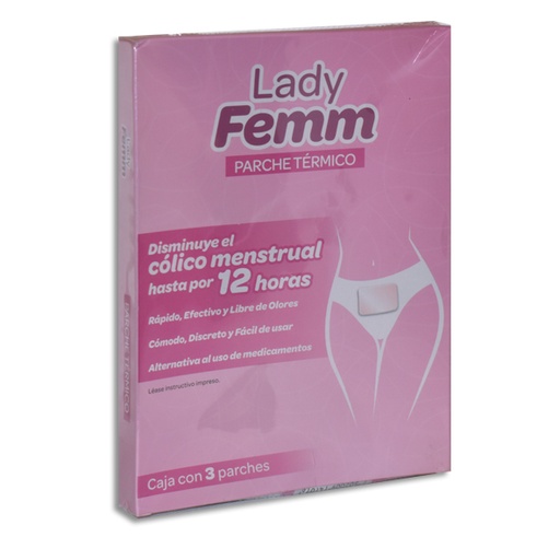 [7502009747076] LADY FEMM Parches c/3