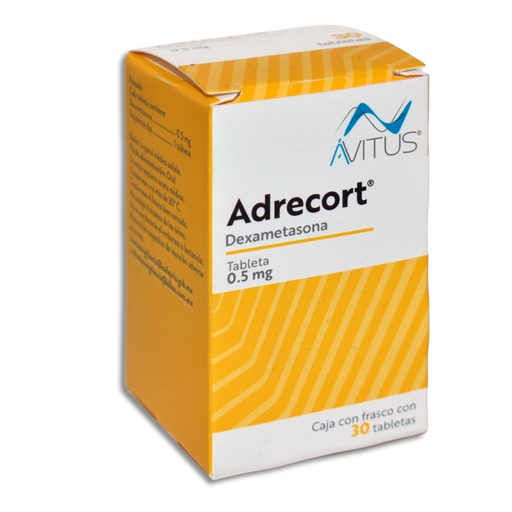 [7506624900557] ADRECORT 0.5 MG Tabletas c/30